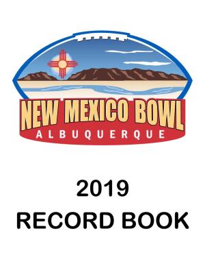 1 New Mexico Bowl 2019 Records Book