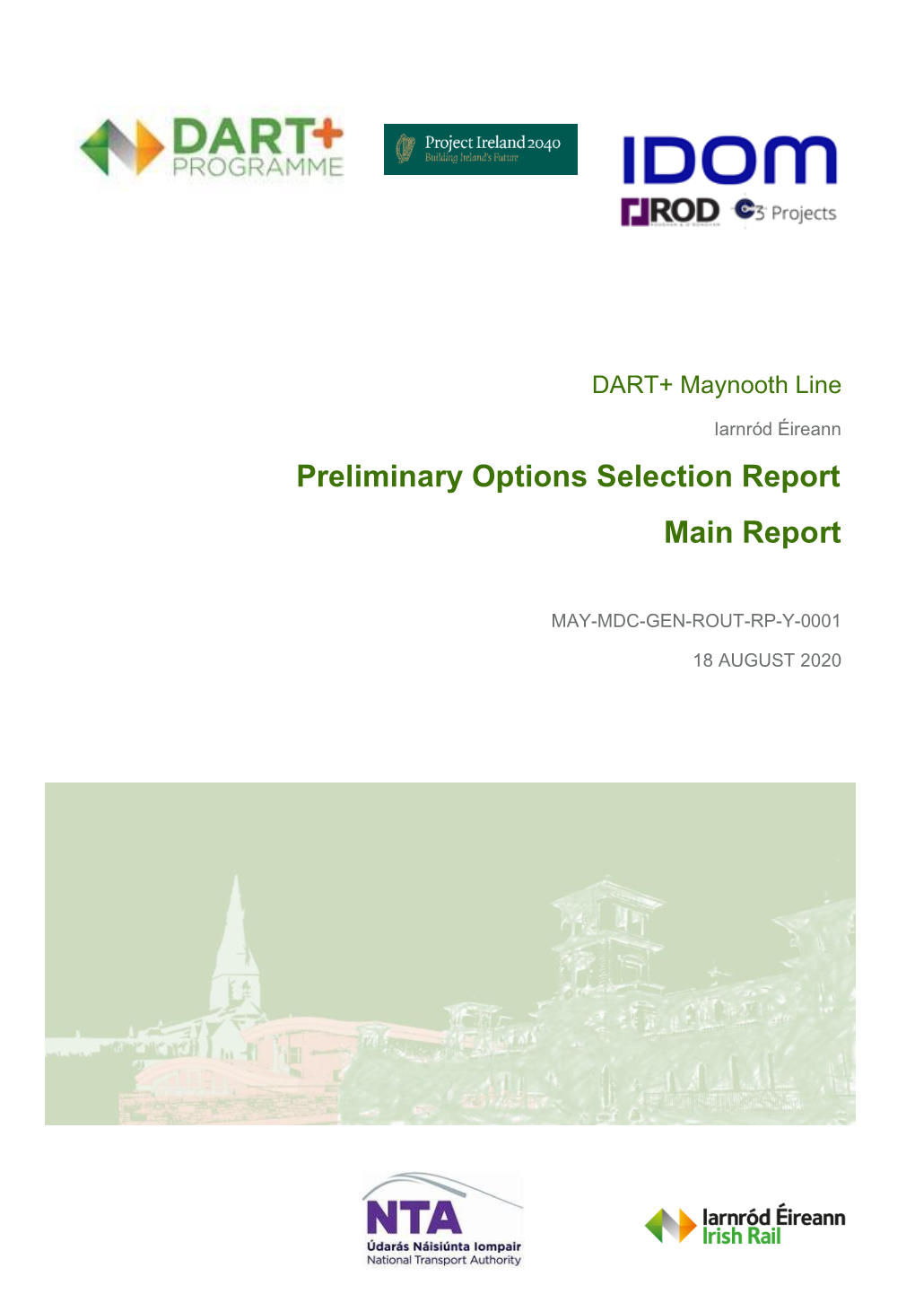 Preliminary Options Selection Report Main Report