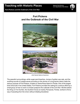 Fort Pickens and the Outbreak of the Civil War