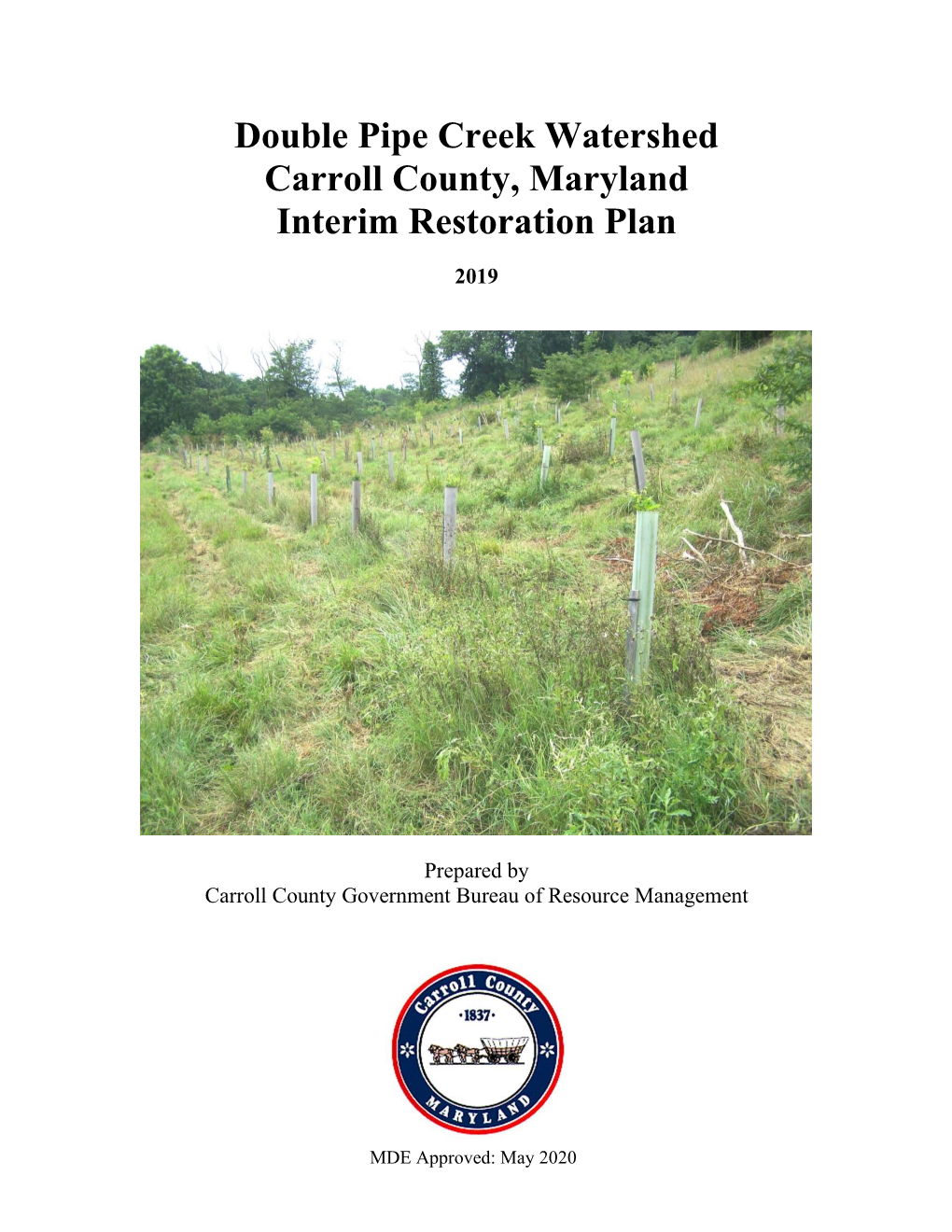 Double Pipe Restoration Plan Final MDE Approved.Pdf