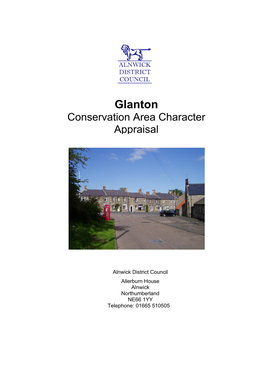Glanton Conservation Area Character Appraisal