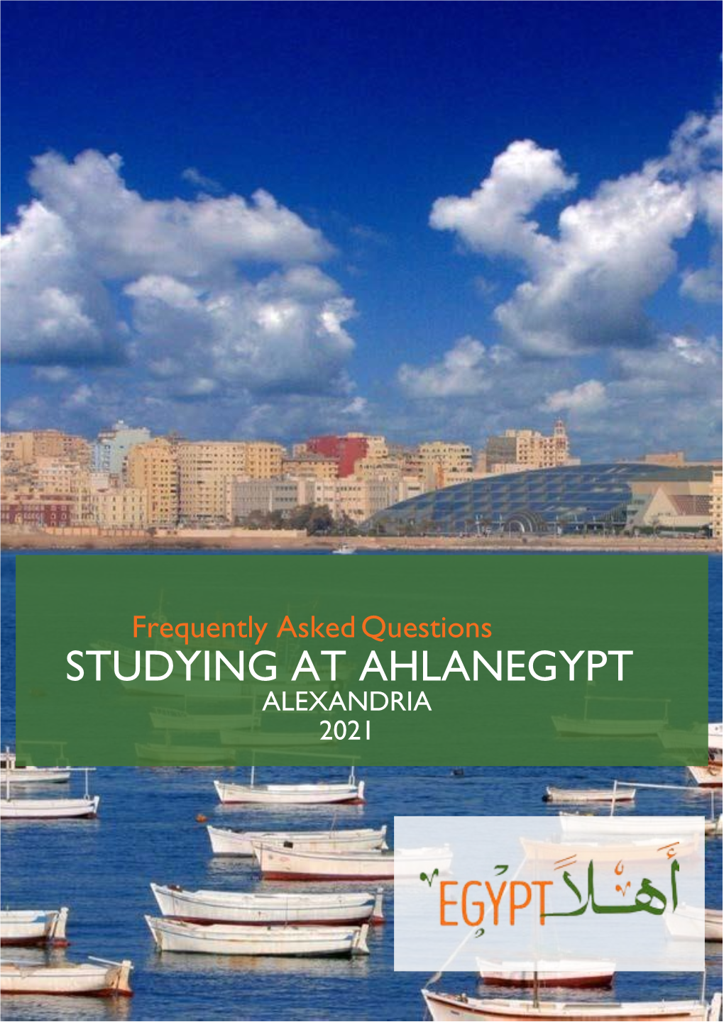 Studying at Ahlanegypt Alexandria 2021