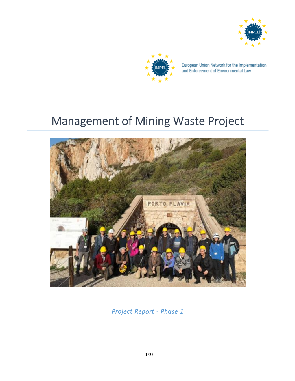 Management of Mining Waste Project