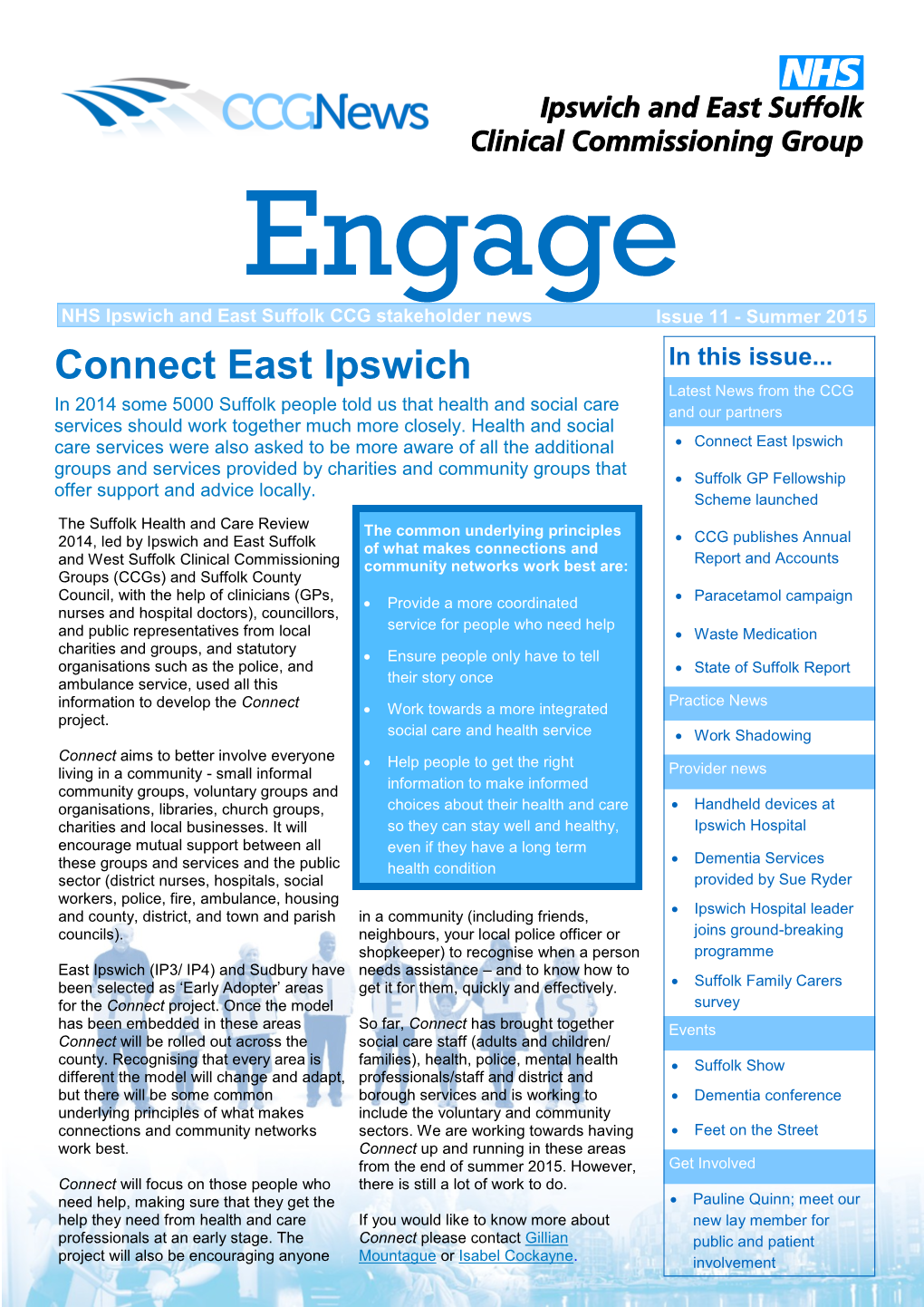 Connect East Ipswich in This Issue