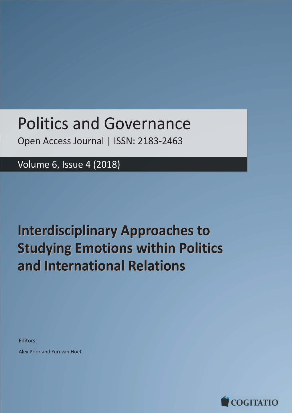 Emotions and Political Narratives: Populism, Trump and Trade Amy Skonieczny 62–72