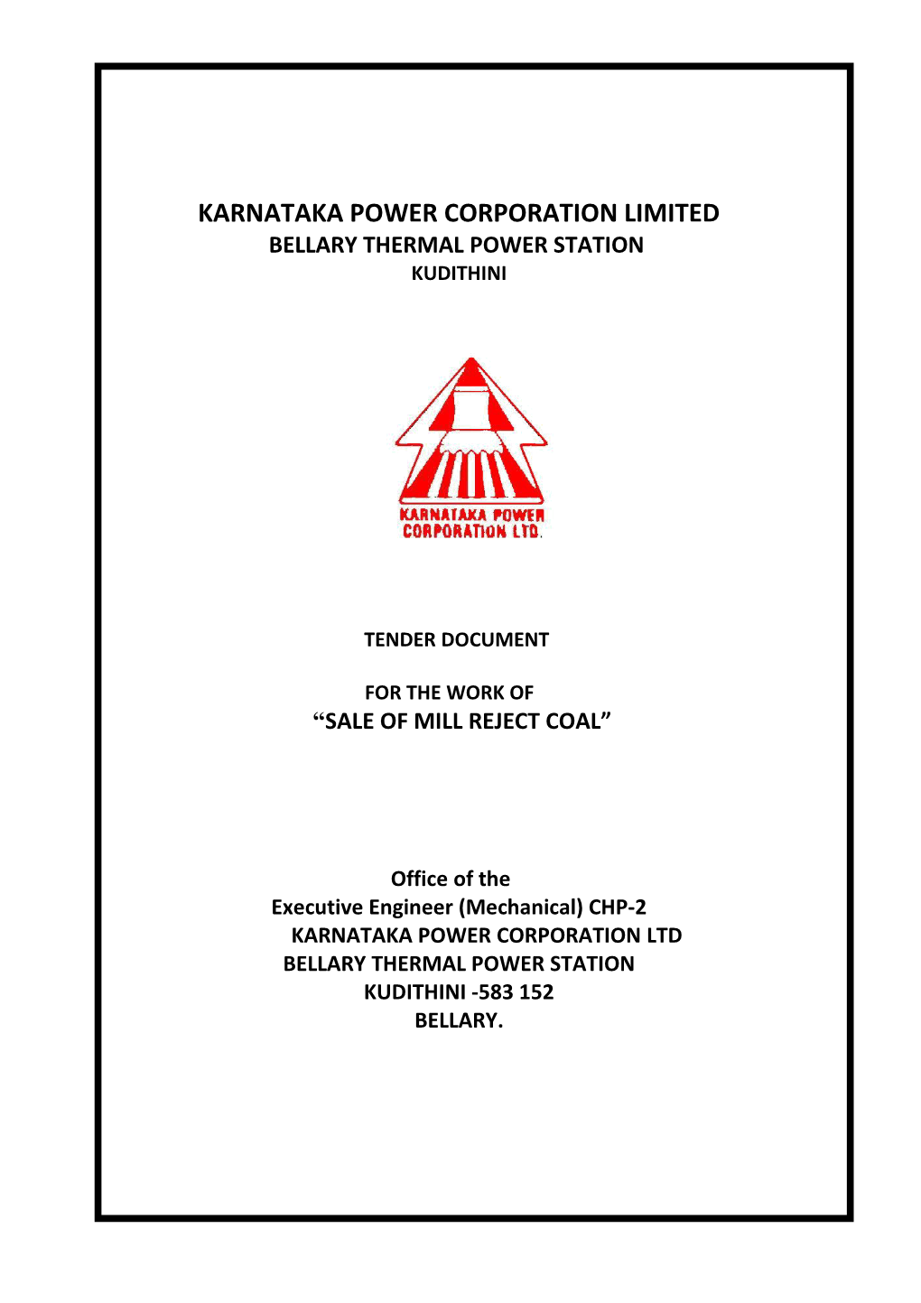 Karnataka Power Corporation Limited