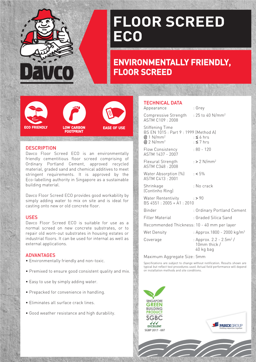 Davco Floor Screed