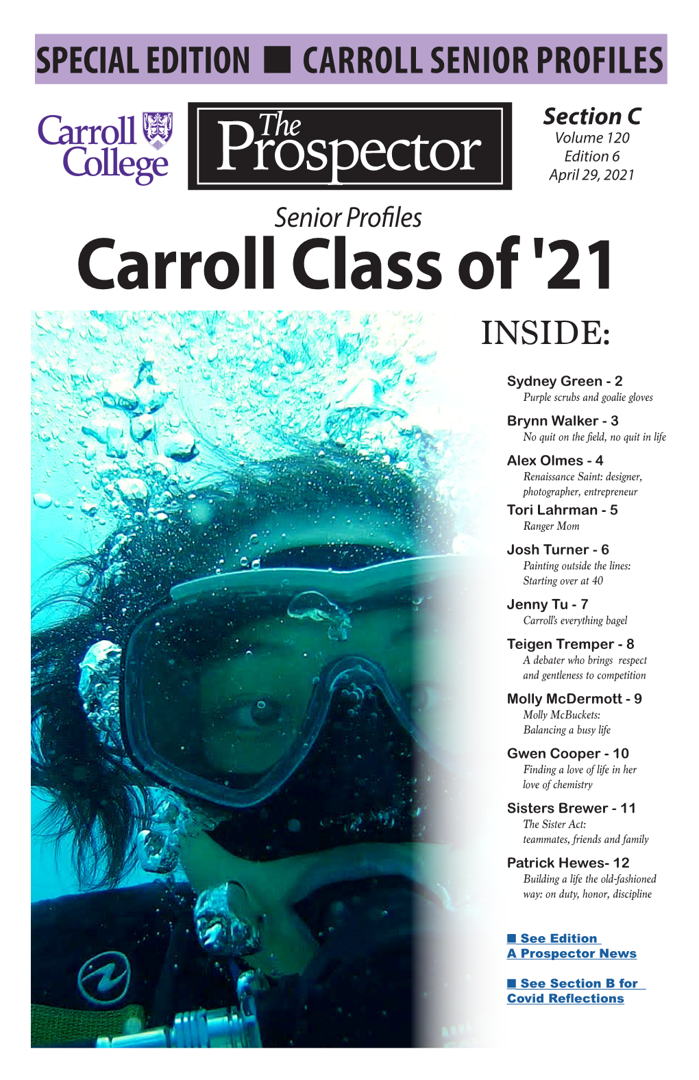 Special Edition Carroll Senior Profiles