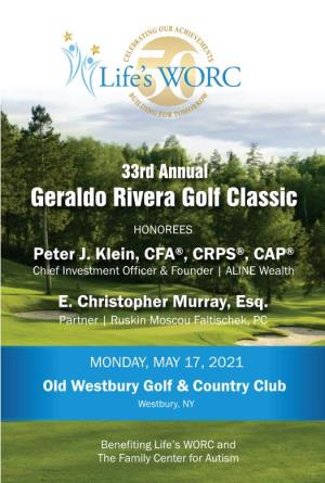 Geraldo Rivera Golf Classic