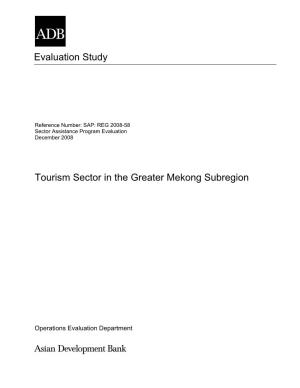 Tourism Sector in the Greater Mekong Subregion