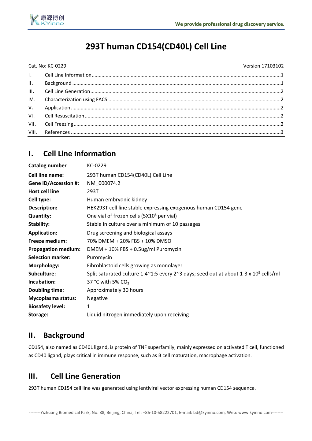 293T Human CD154(CD40L) Cell Line