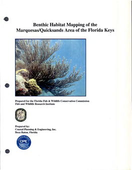 Benthic Habitat Mapping of the Marquesas/Quicksands Area of the Florida Keys
