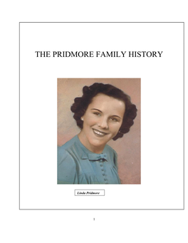 The Pridmore Family History