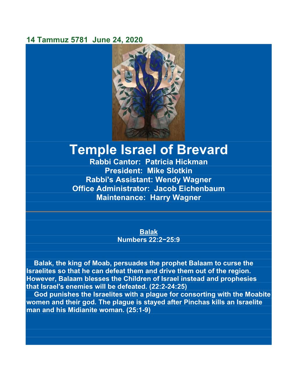 Temple Israel of Brevard