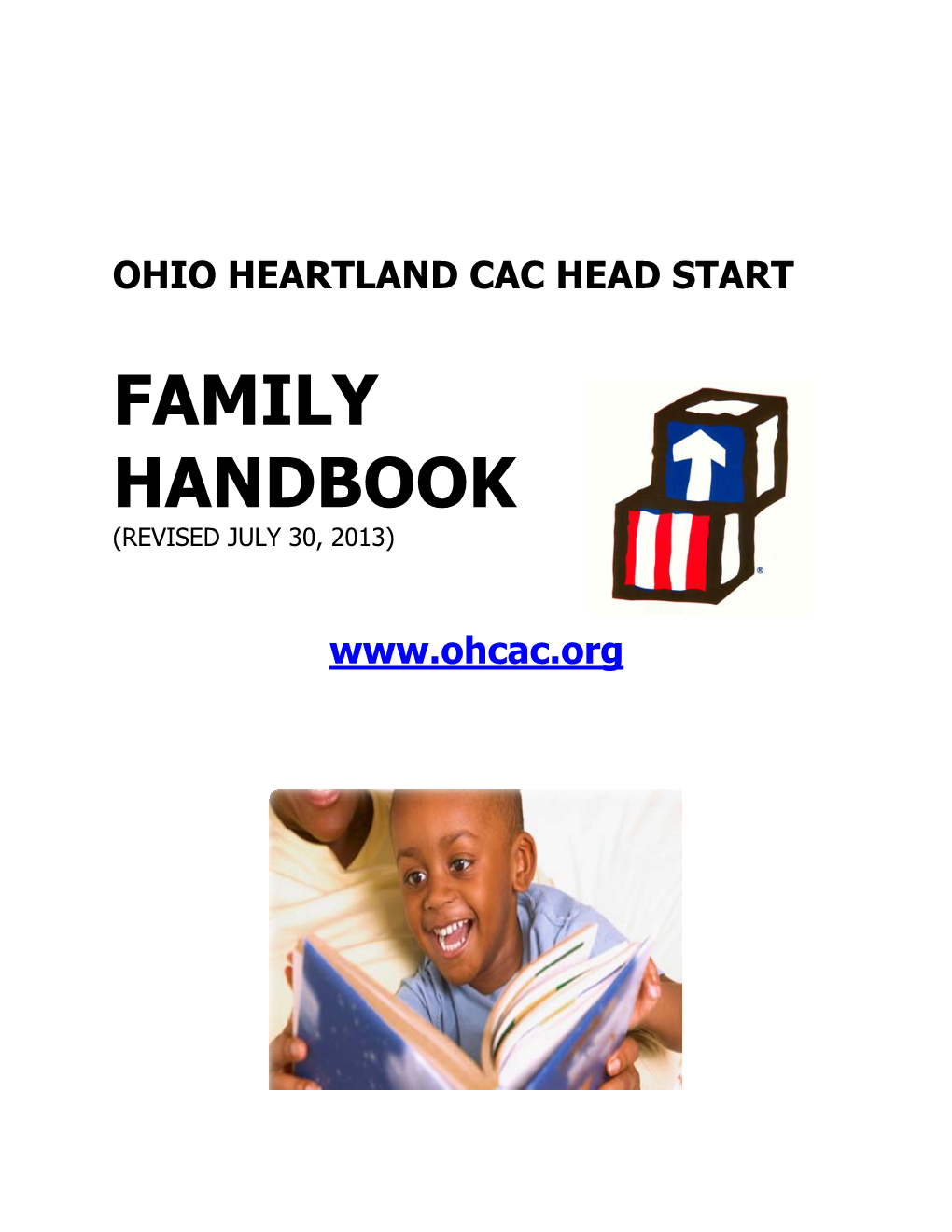 Family Handbook (Revised July 30, 2013)