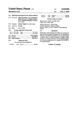 United States Patent (19) (11) 4,124,646 Kawamura Et Al