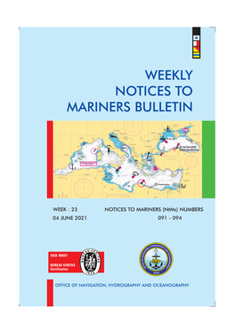 Weekly Notices to Mariners Bulletin