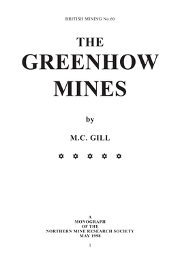 THE GREENHOW MINES by MC GILL