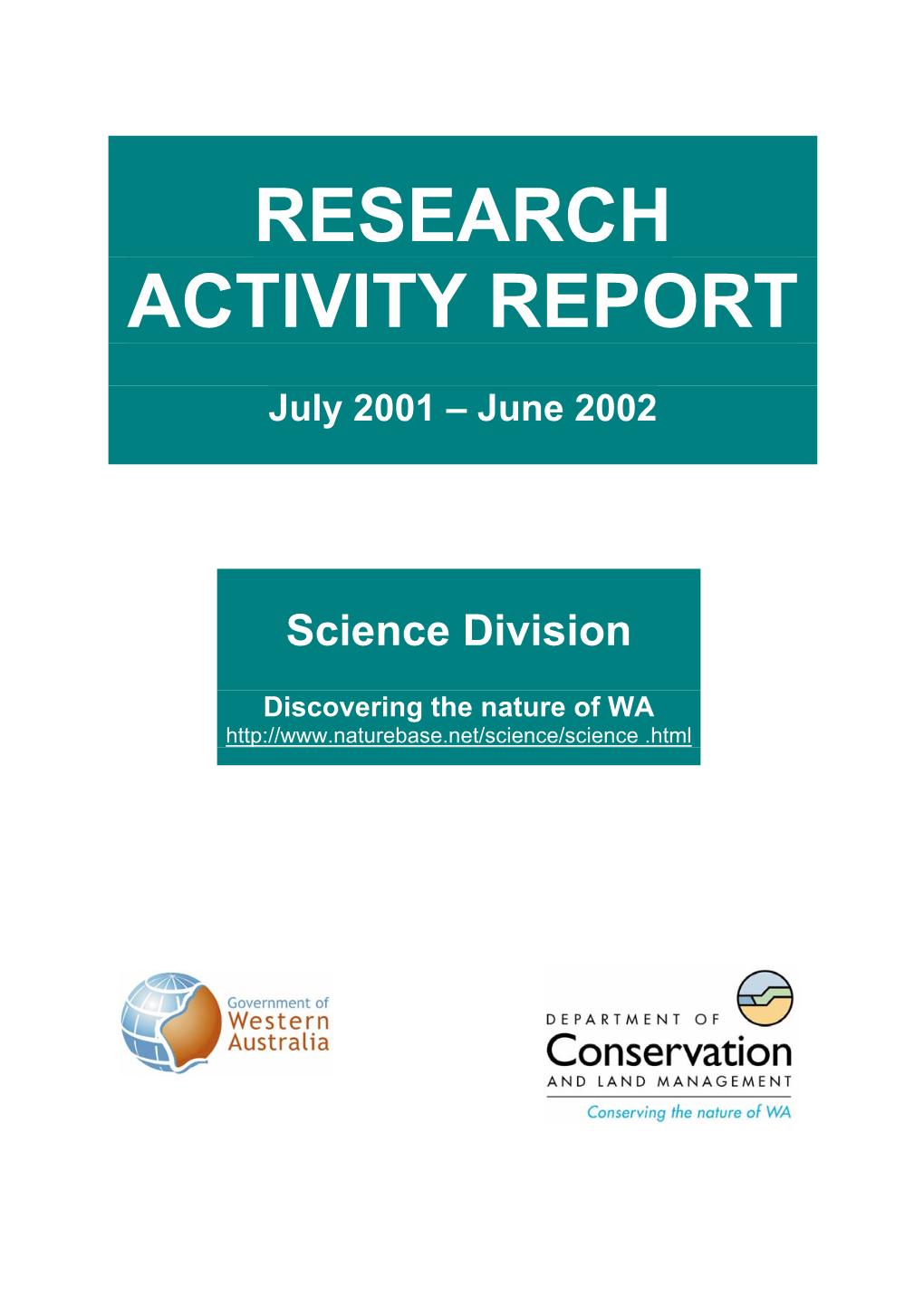 Research Activity Report