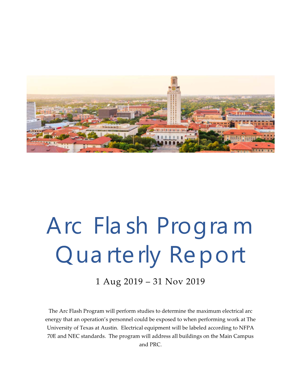 Arc Flash Report