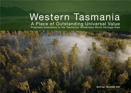 Western-Tasmania- a Place of Outstanding Universal Value