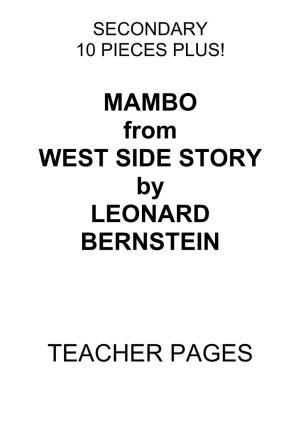 Mambo from Symphonic Dances from West Side Story