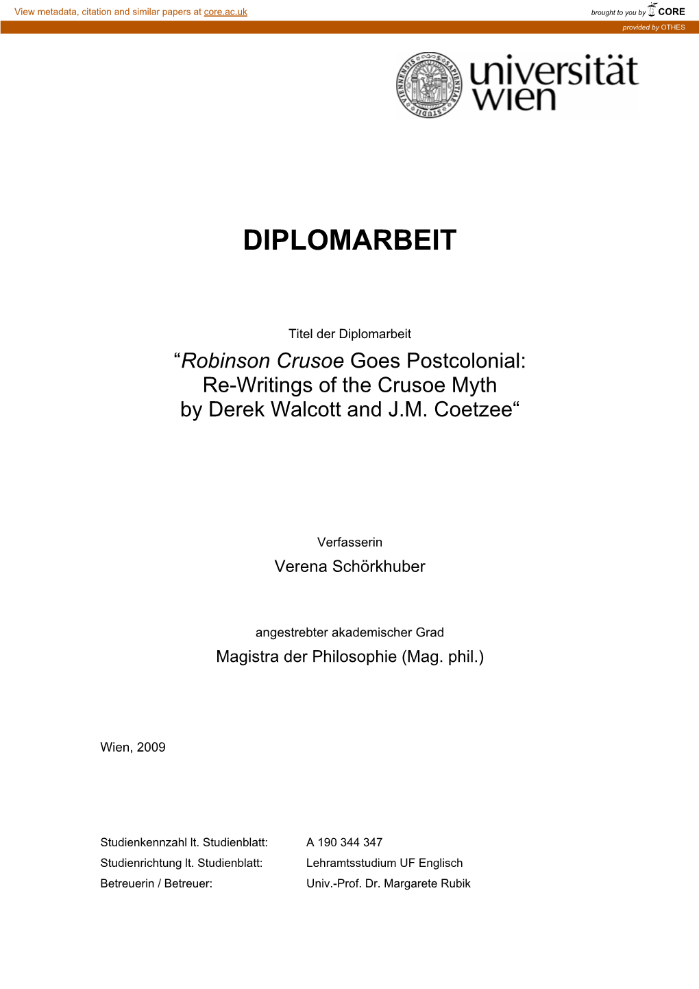 Diplomarbeit