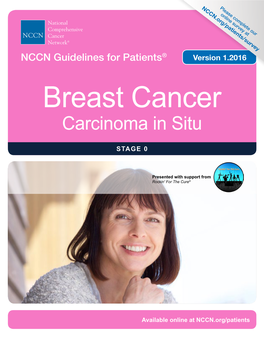 Breast Cancer Carcinoma in Situ