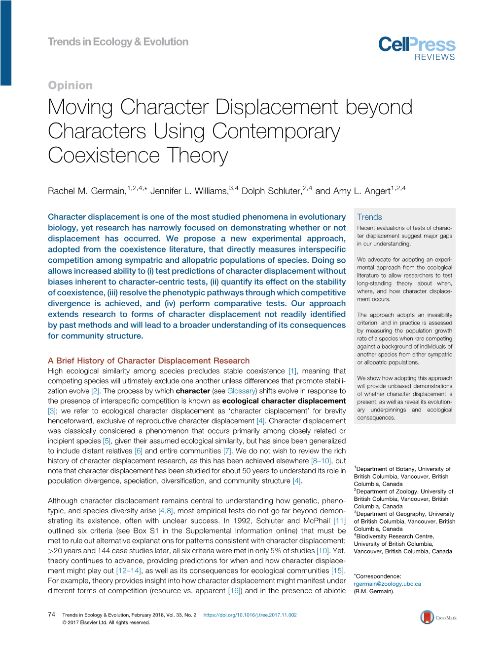 Moving Character Displacement Beyond Characters