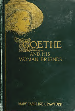 Goethe and His Woman Friends;