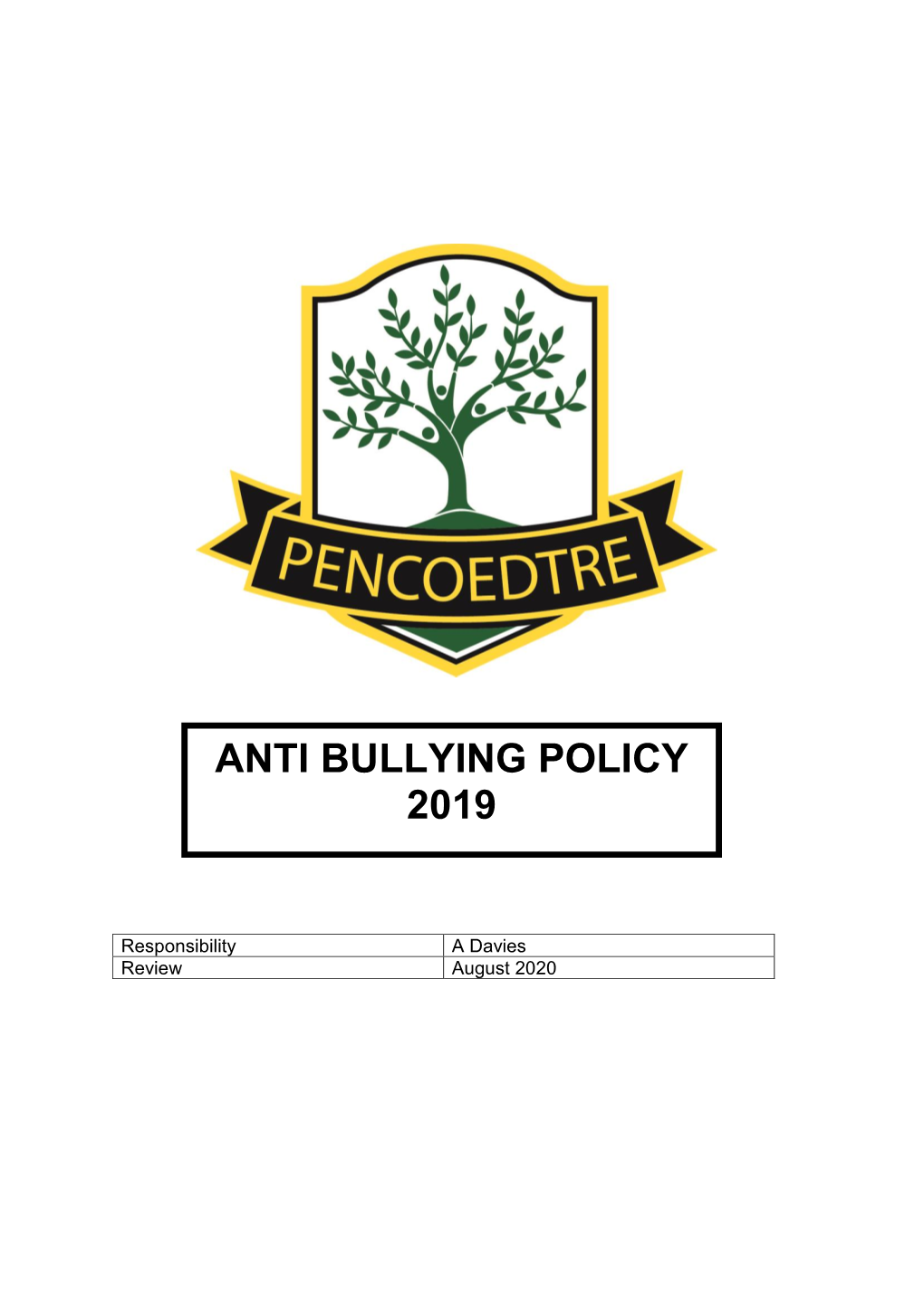 Anti-Bullying Policy