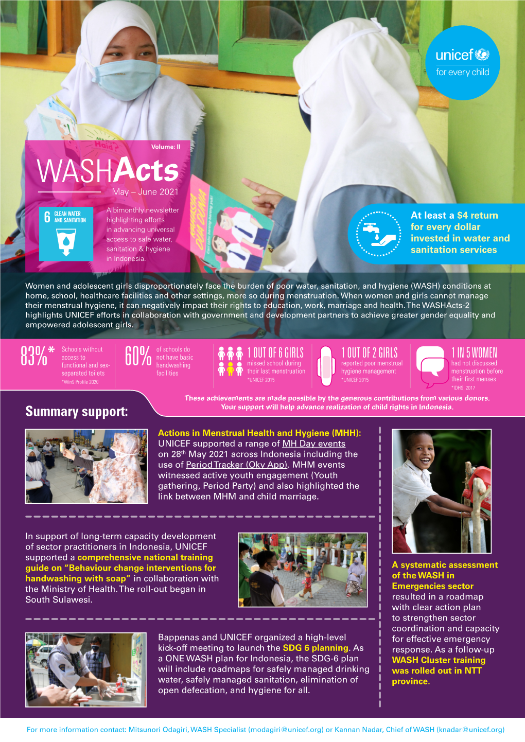 Washacts May – June 2021