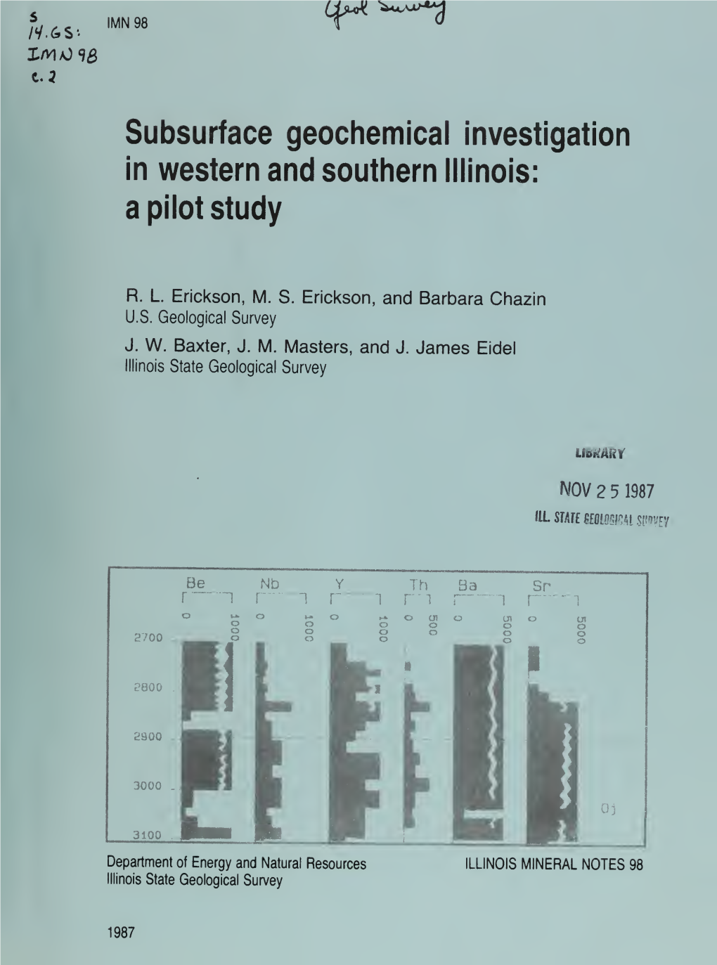 Subsurface Geochemical Investigation in Western and Southern Cham