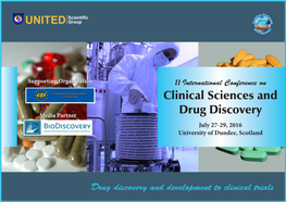Clinical Sciences and Drug Discovery (CSDD) in Dundee, Scotland