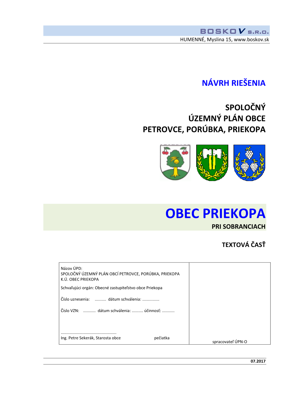 Obec Priekopa Pri Sobranciach