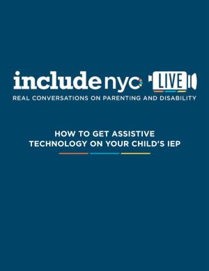 How to Get Assistive Technology on Your Child's Iep