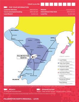 PALMERSTON NORTH REGIONAL - LEVIN Customers Can Check If an Address Is Considered Rural Or Residential by Using the ‘Address Checker’ Tool on Our Website