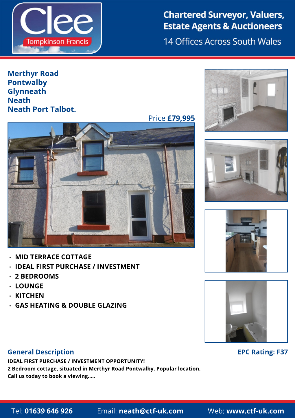 Merthyr Road Pontwalby Glynneath Neath Neath Port Talbot. Price £79,995