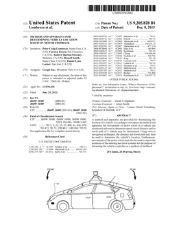 (12) United States Patent (10) Patent No.: US 9.205,828 B1 Lombroz0 Et Al