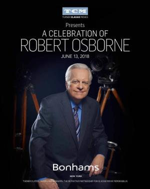 A Celebration of Robert Osborne June 13, 2018