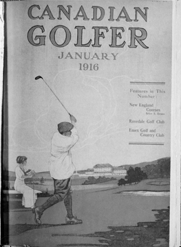 Canadian Golfer, January, 1916