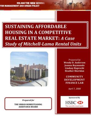 Overview of the Mitchell-Lama Affordable Housing Program
