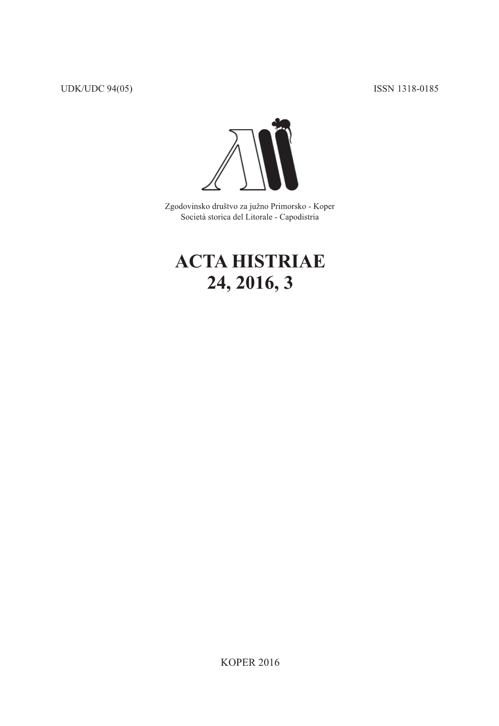 Acta Histriae 24, 2016, 3