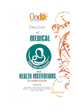 Directory of Medical and Health Institutions
