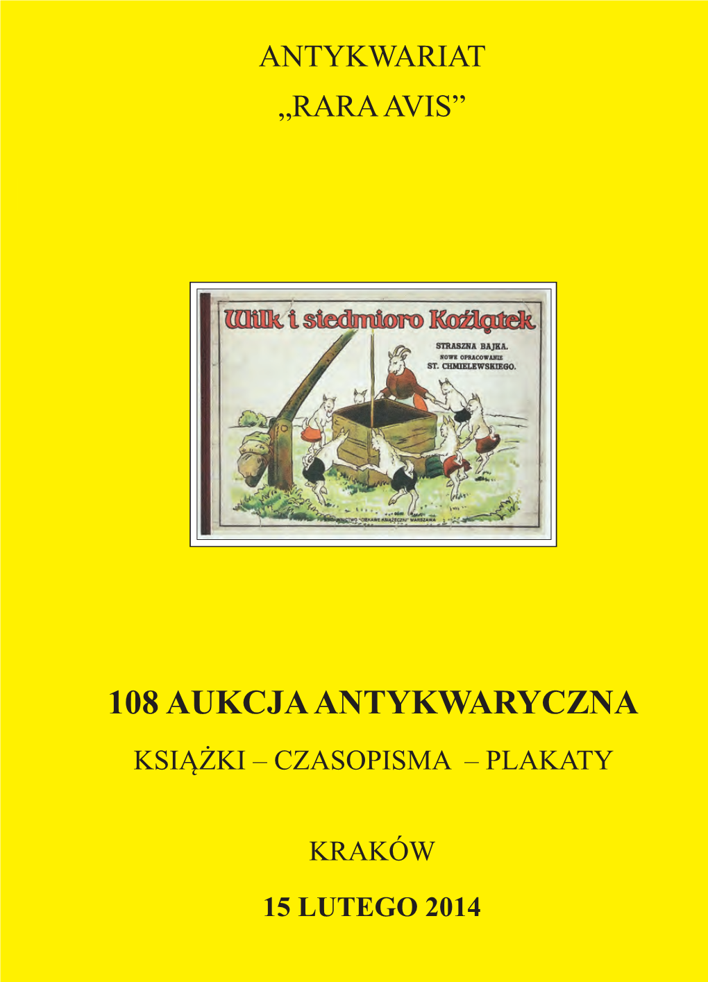108 Aukcja Antykwaryczna „Rara Avis”