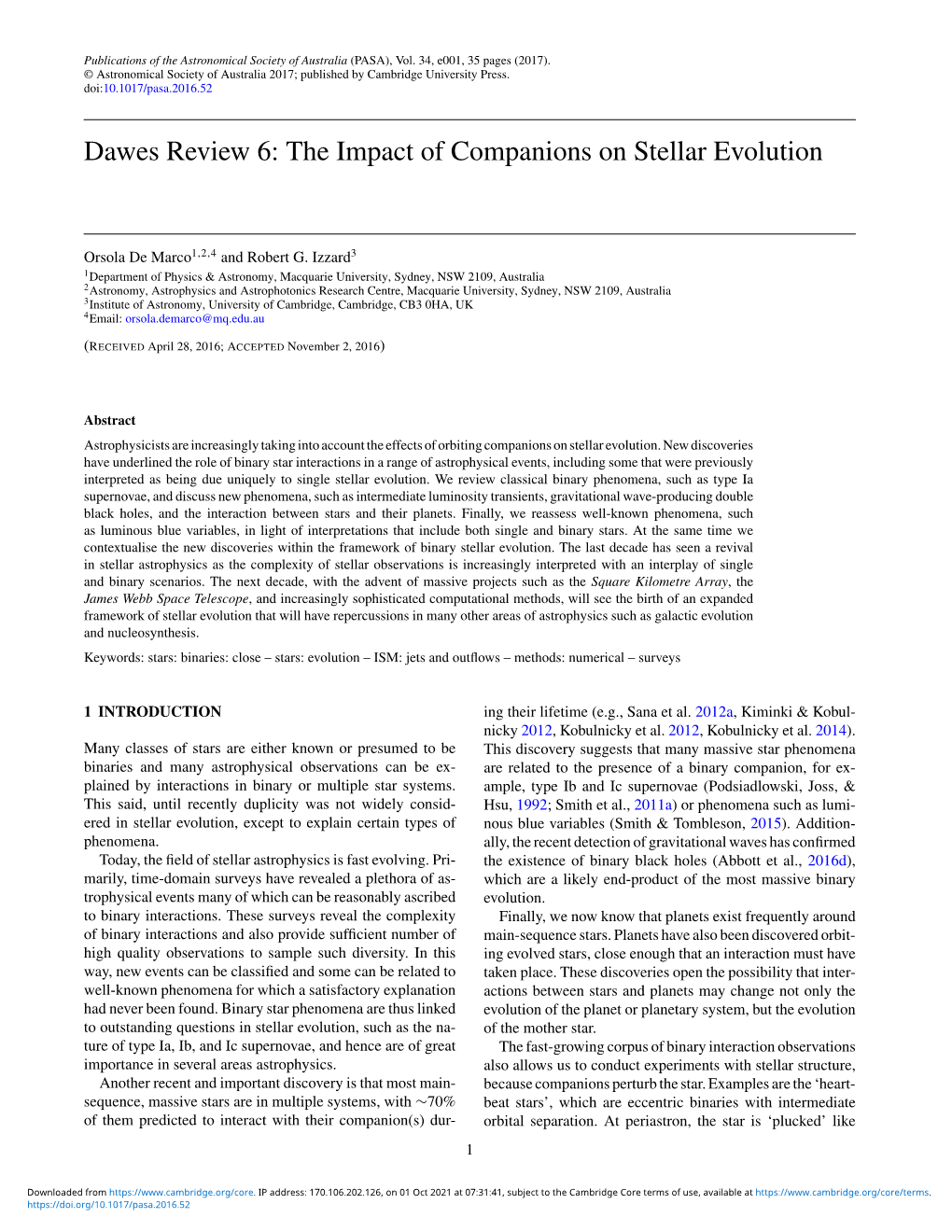 Dawes Review 6: the Impact of Companions on Stellar Evolution