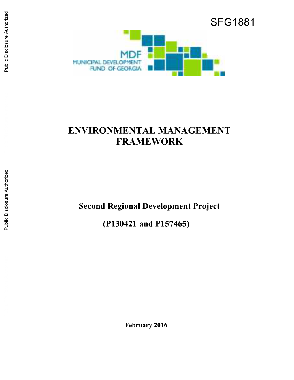 Environmental Management Framework