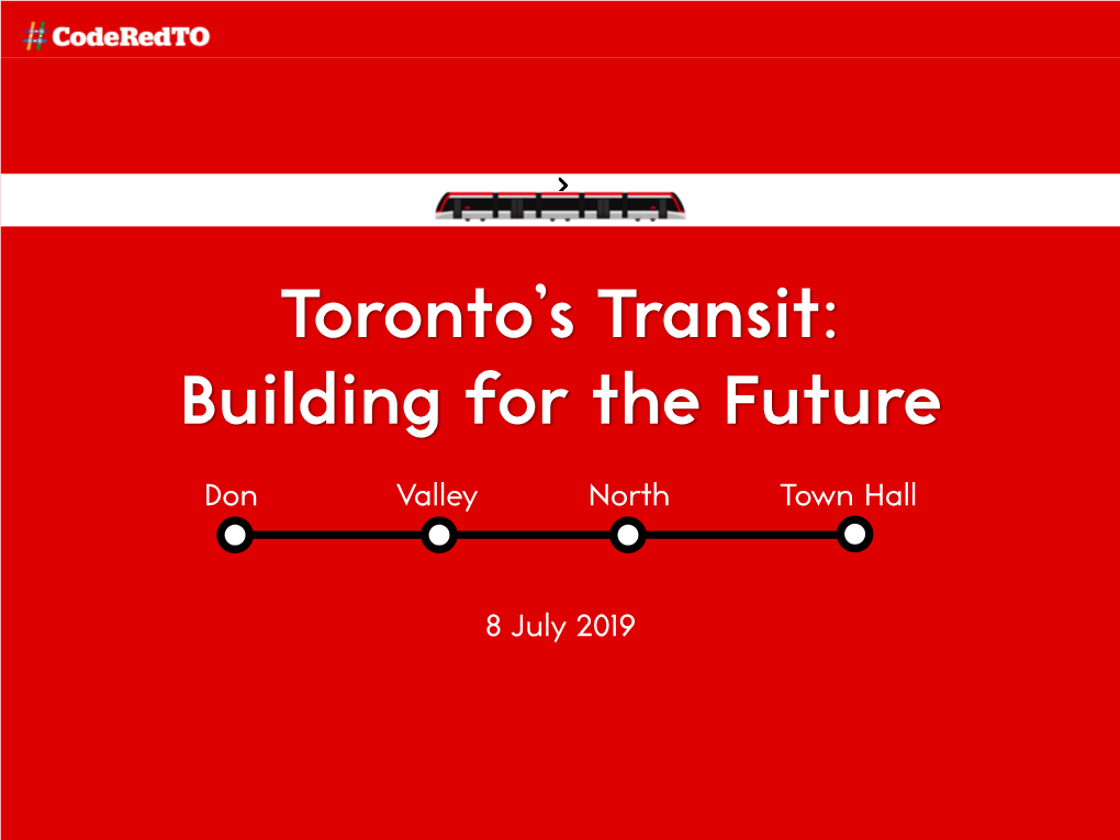 Toronto's Transit