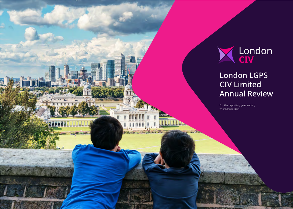 Annual Review 2019-2020 London LGPS CIV Limited Annual Review