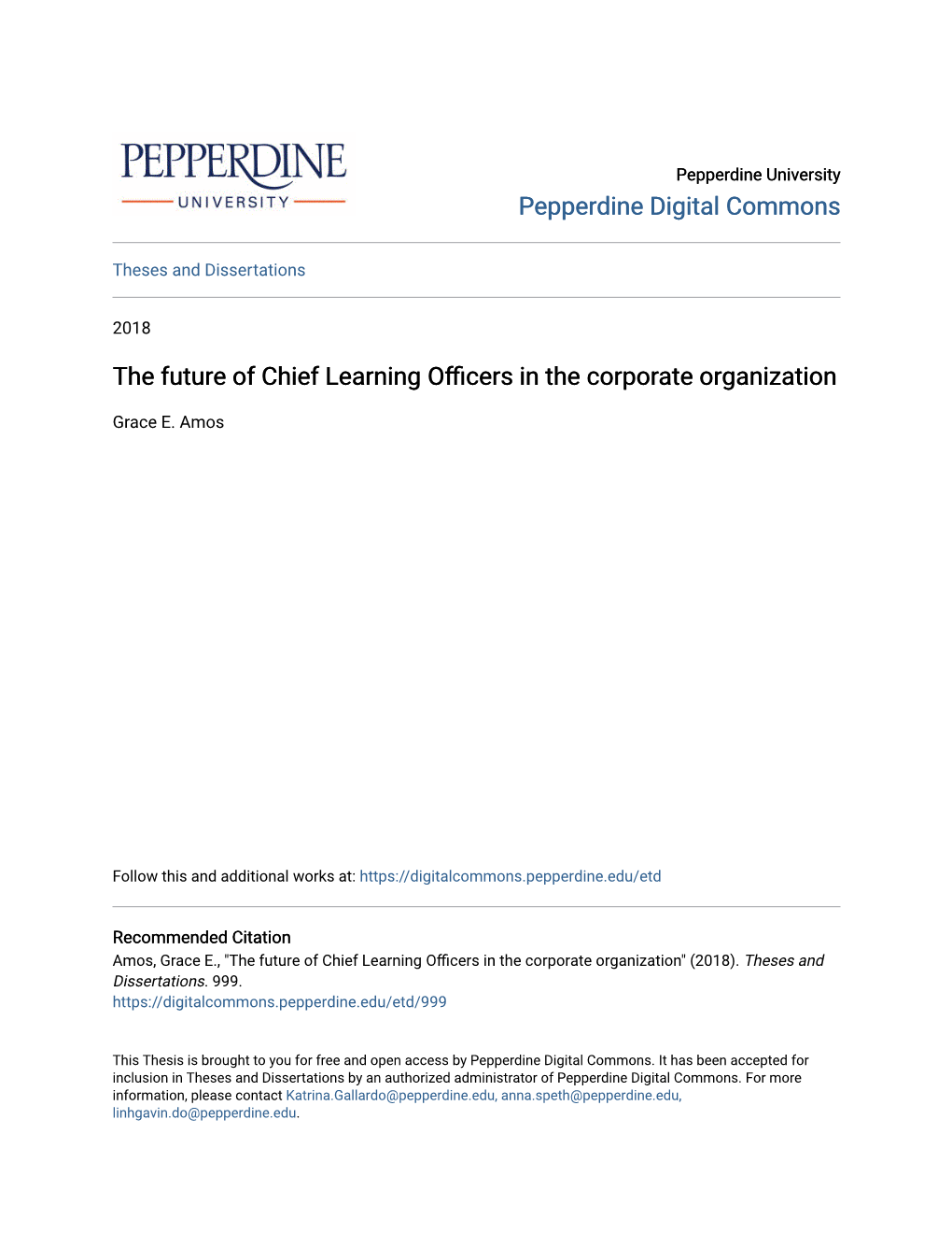 The Future of Chief Learning Officers in the Corporate Organization